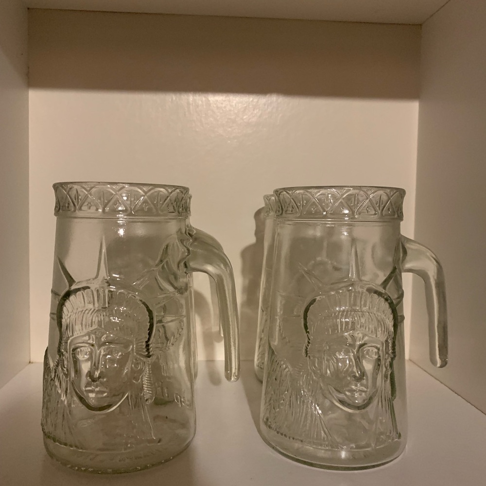 Statue of Liberty Centennial Mugs Anchor Hocking - Picture 5 of 7